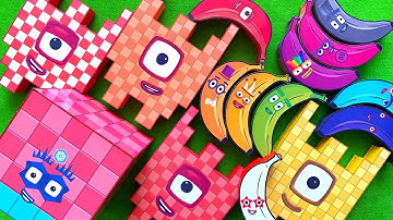 Looking for Numberblocks NEW 525 Puzzle Tetris Shape | ASMR chirping of birds