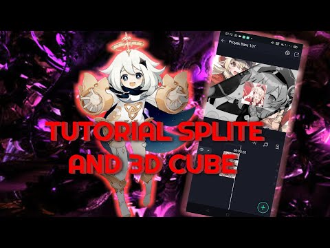 tutorial splite and 3d cube alight motion