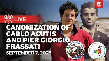 Live Canonization Mass of Carlo Acutis & Pier Giorgio Frassati | Pope Leo XIV | 7 Sept 2025 ✨