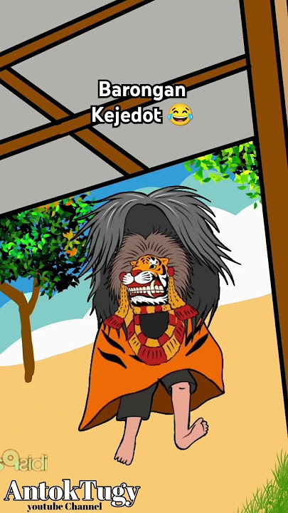 barongan kejedot bikin ngakak /animasi lucu..#animasi  #animasilucu #animasianak #shorts