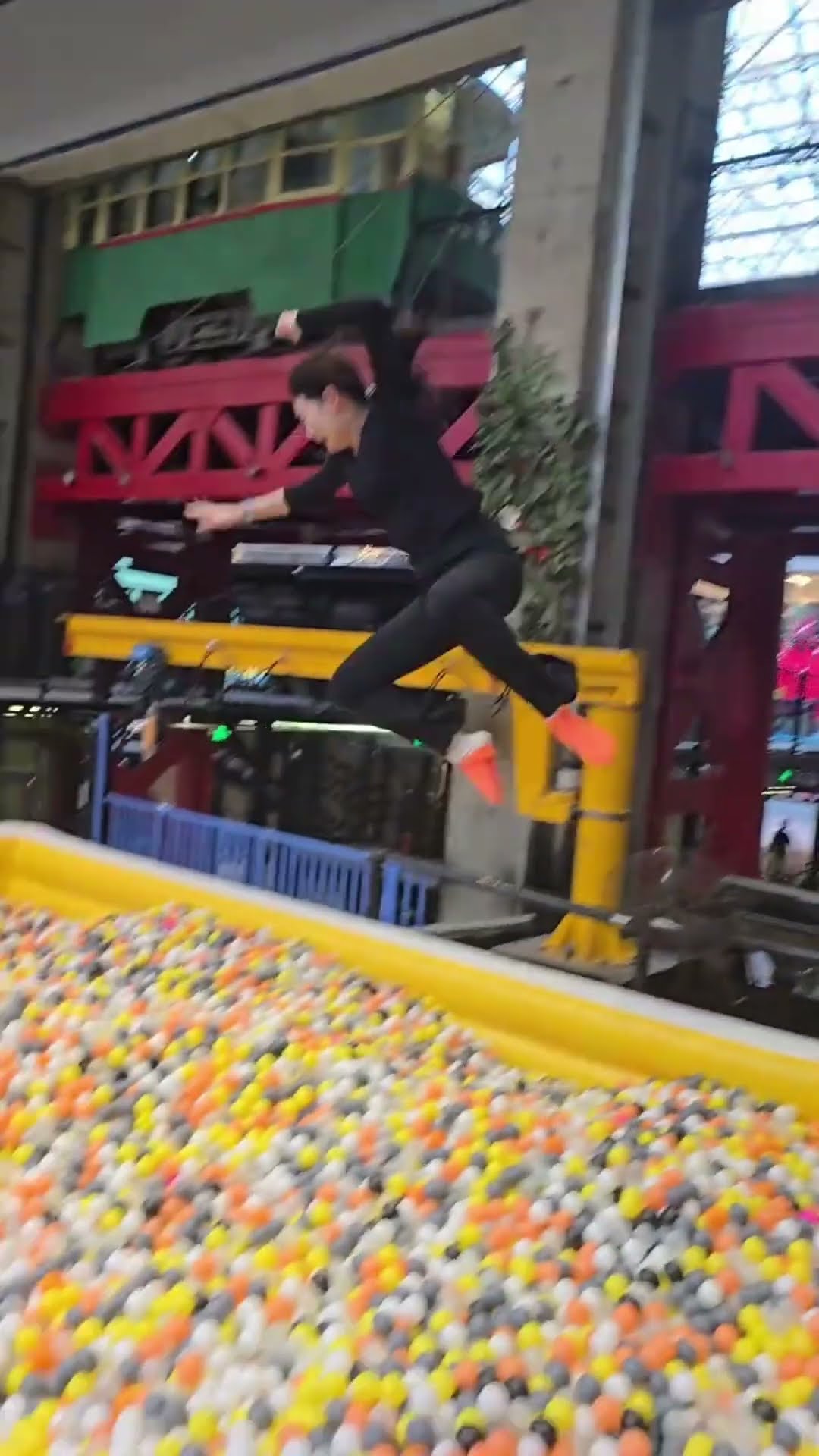 This Trampoline Is  ???so Fun Why Didn't We Just Start Jumping Around Like This When We Were Kids