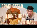 Valentines day dinner  spaghetti  lions head meatball  jon kung