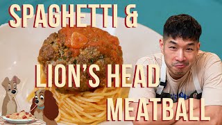 Valentines Day Dinner | Spaghetti & Lions Head Meatball | JON KUNG