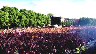 Ajax fans smashing Three Little Birds as usual before kick-off in Amsterdam