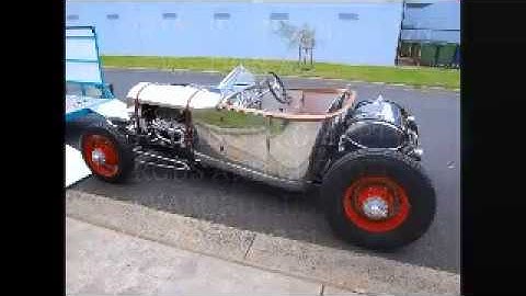 1928 Model A Lakes style Roadster - Hand Crafted Kwik Silva
