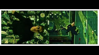 The Matrix - Neo Fly By Comparison with Unreal Engine 5 screenshot 2