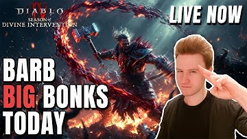 BARBARIAN BIG BONKS S TIER HotA TODAY - Diablo 4 LIVE