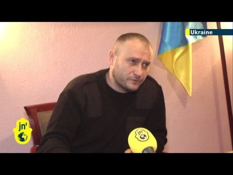 Interview: Ukrainian nationalist leader Yarosh rejects Kremlin anti-Semitism accusations