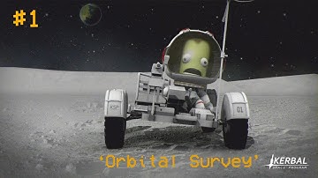 Moon Colonization #1 "Orbital Survey" (Kerbal Space Program)