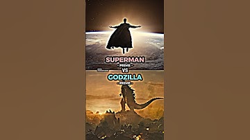 Godzilla vs Superman #shorts #short #godzilla #superman #monsterverse #dceu #battle