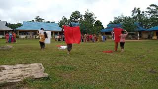 Tarian FATMAWATI dalam menjahit bendera Merah Putih. SMA NEGERI 1 SELUAS