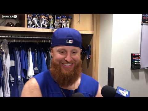 Dodgers postgame: Justin Turner jokes 'old' teammates will celebrate at Denny's