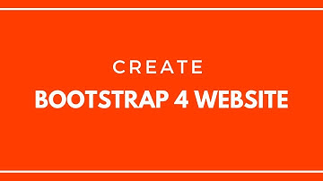 Create Bootstrap 4 Simple Website [Urdu/Hindi]