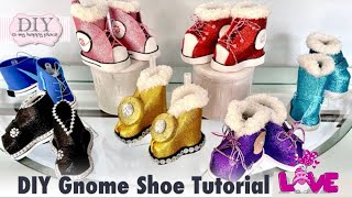 How to make darling DIY craft gnome shoes 2022 ❤