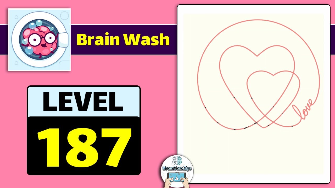 Brain Wash - Puzzle Mind Game - Level 187 Solution
