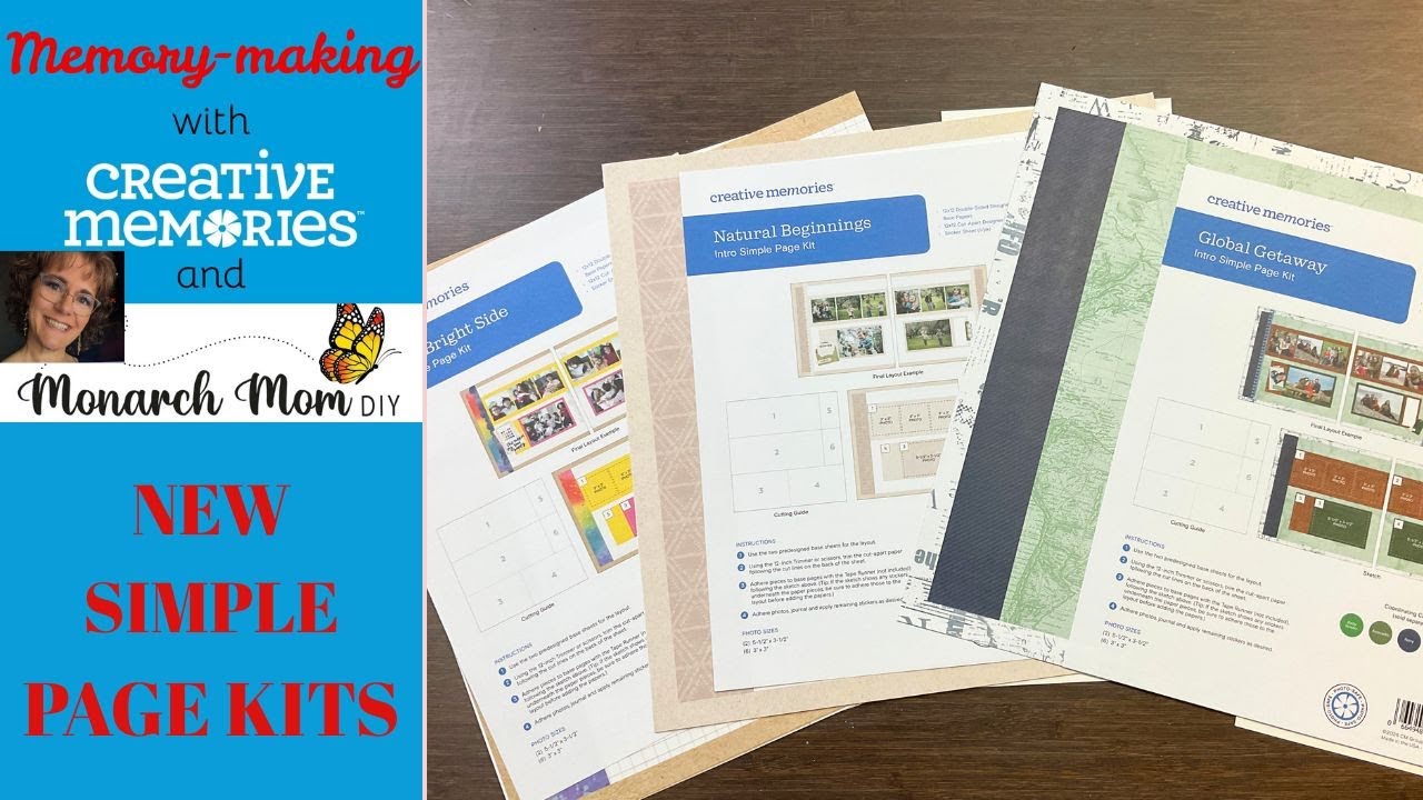 creative memories クリエイティブメモリーズ 49点 まとめ NEW Creative Memories Page Kits - Beginner Class Invite - YouTube