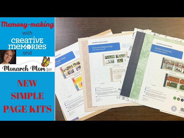 NEW Creative Memories Page Kits - Beginner Class Invite - YouTube