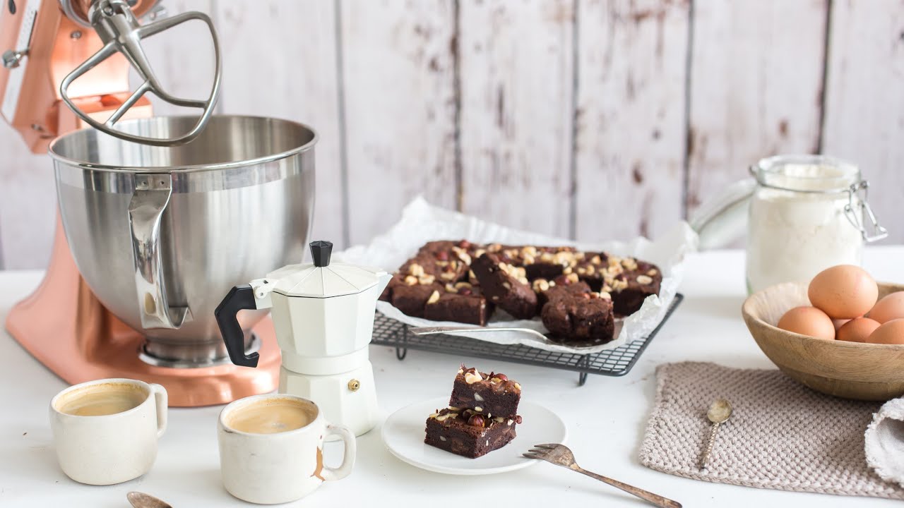 Hazelnut brownies recipe KitchenAid YouTube