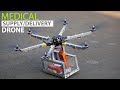 Making of medical supplies delivery drone  diy drone project