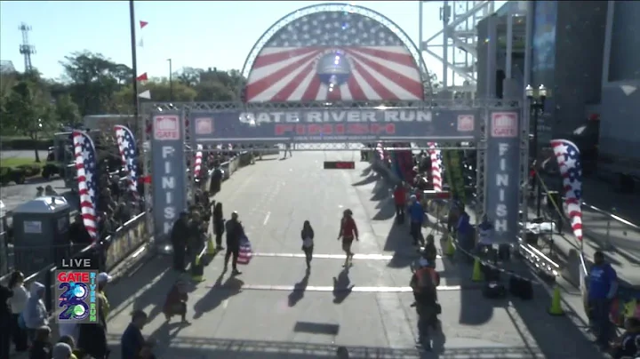 Top finishers: Michelle Hall and Ridouane Harroufi