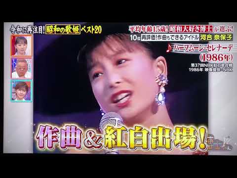 ハーフムーン・セレナーデ🎵作曲 河合奈保子さん🌺令和に再評価‼️38年間⭐️全世界各国超ブレイク曲🌗2025年8月に博士ちゃんで番組紹介🎓