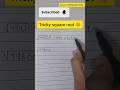 math square roots #youtubeshorts #youtube