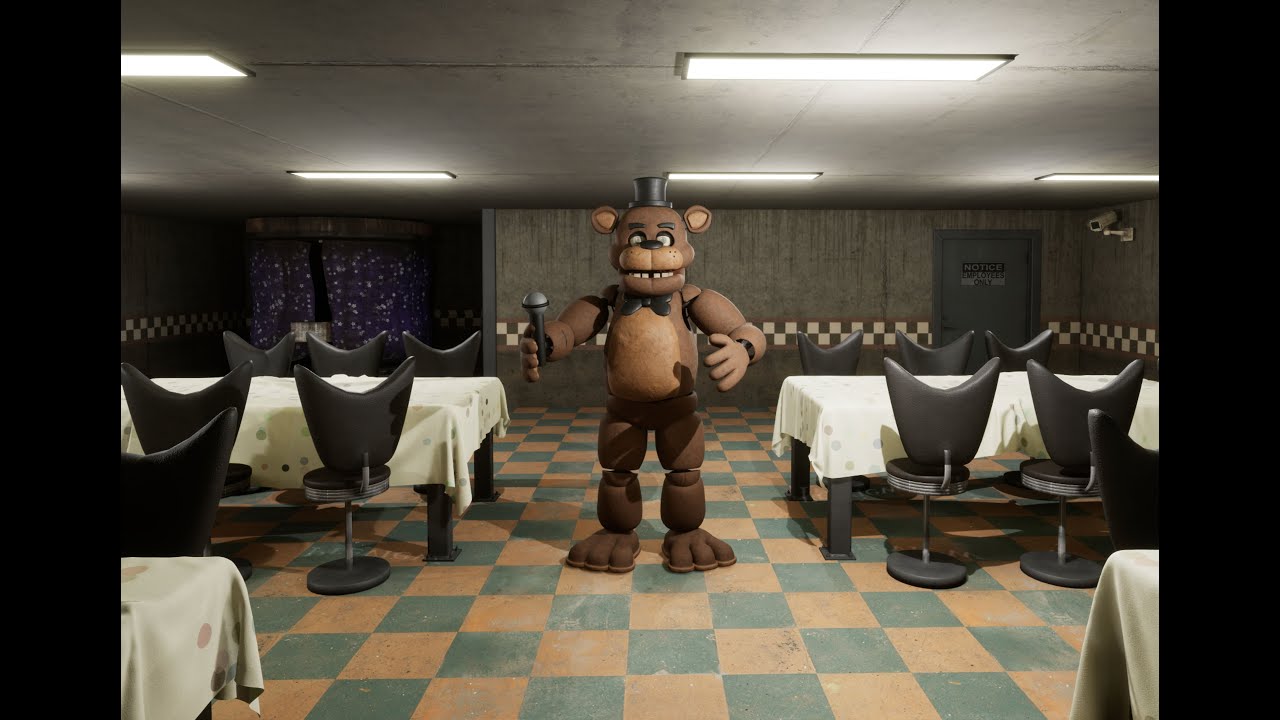 Five Night's at Freddy's Free Roam Teaser YouTube
