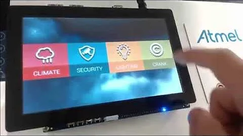 Atmel SAM A5D4x and Storyboard | Crank Software Sample GUI Demo