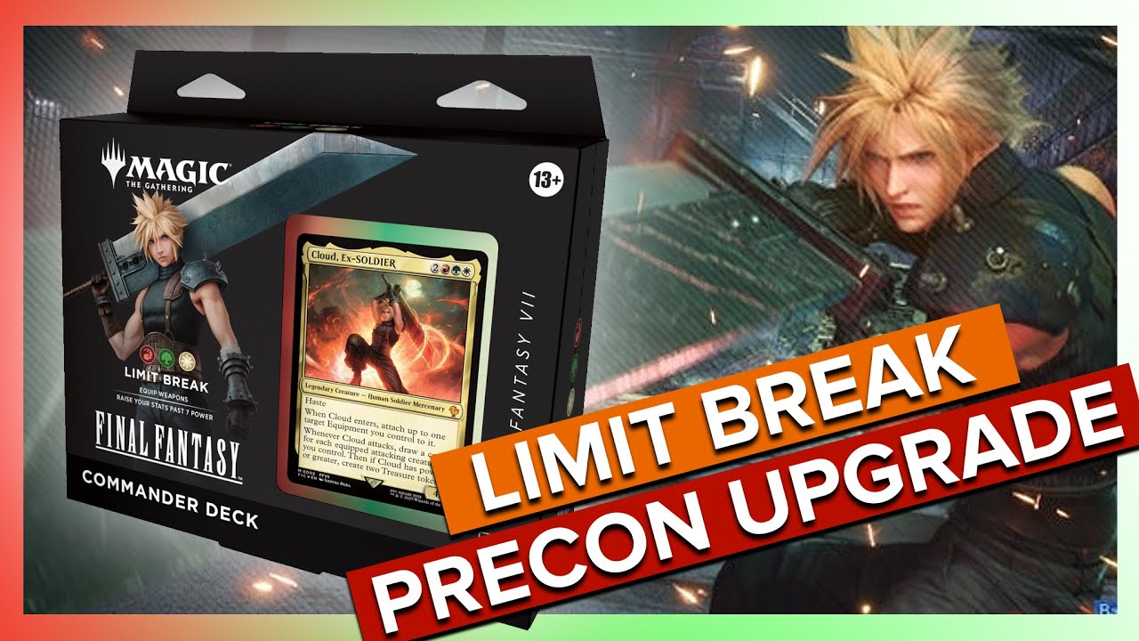 mtg final fantasy limit break upgrade Magic: The Gathering VII Commander Deck MTG-Limit Break (Cloud) Final Fantasy