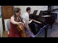 Tchaikovsky Nocturne for cello and piano Anna Shchegoleva cello Andrea Vivanet piano