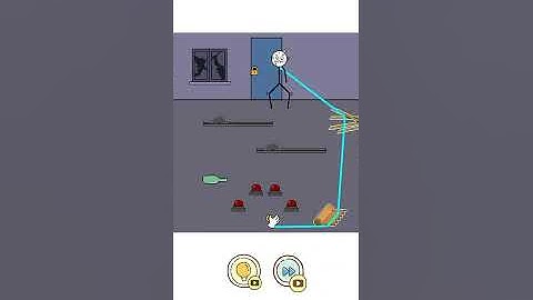 Thief puzzle(weegoon) -Funny stick man brain puzzle game -level 312 Android gameplay walkthrough