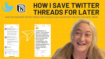 How I Save Twitter Threads To Read Later In Notion