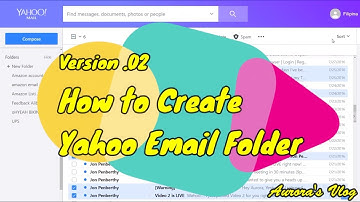 HOW TO CREATE DELETE FOLDERs IN YAHOO MAIL on DESKTOP 2019 | Version .02