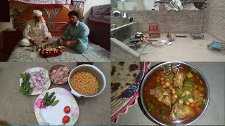 Murgh Cholay ka Salan || Murgh Cholay Recipe || Village Food Vlogs