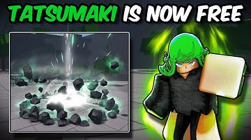 TATSUMAKI IS NOW FREE!! | The Strongest Battlegrounds Update