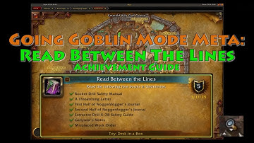 Going Goblin Mode Meta: Read Between The lines