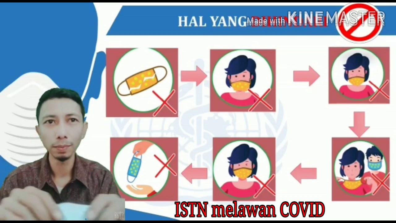 Edukasi Pemakaian  Masker  yang BENAR  YouTube