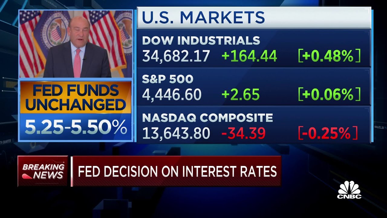 Federal Reserve leaves interest rates unchanged - YouTube