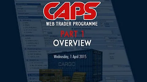 Her Majesty's Customs Caps Web Trader Programme - Part 1