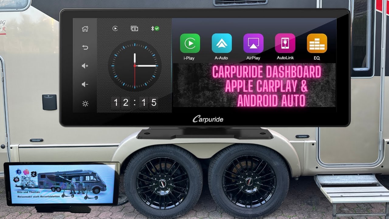 Carpuride Dashboardkonsole – wireless ! Apple Carplay & Android Auto -  Screen Mirroring, WhatsApp 