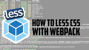Webpack 4 - How to use LESS CSS in webpack -  css3 web development