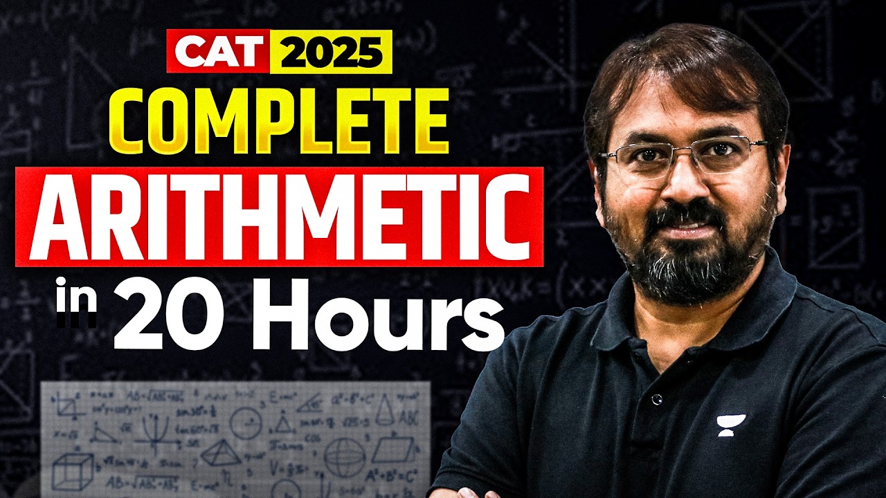 Complete Arithmetic in 20 Hours (500+ Questions)+18 Marks - YouTube