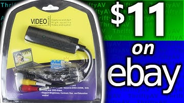 Cheap USB Video Capture!  $11 Generic EZCap device.