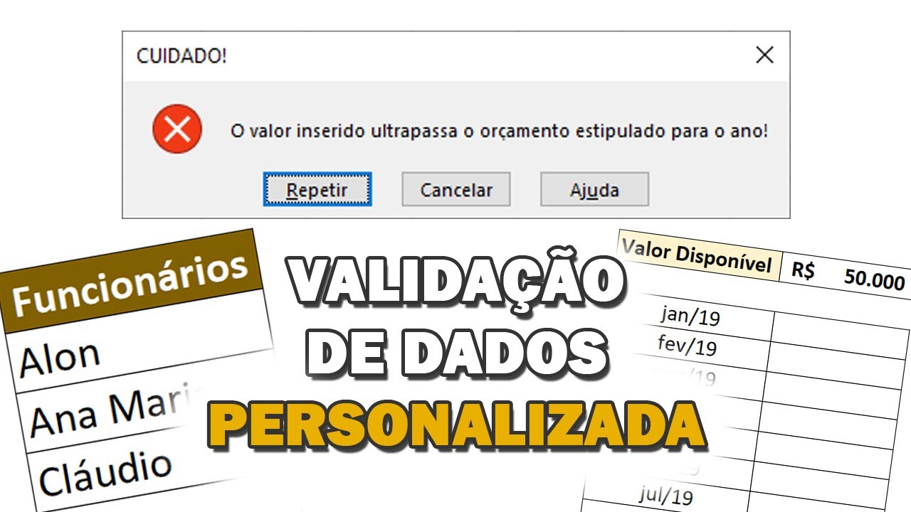 Validação de Dados Personalizada