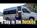 Driving & Parking a Class B RV in Rocky Mt National Park | Full Time RV Living