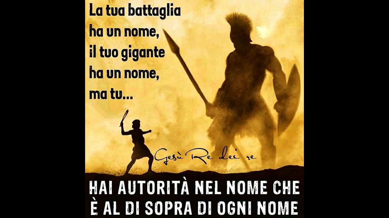 La Bibbia Davide e Golia (1°Samuele 17;44 47) YouTube La Bibbia Davide e Golia (1°Samuele 17;44 47) YouTube