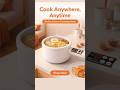 Portable Electric Skillet with Rapid Noodles Cooker Function for Dorm and Office Use