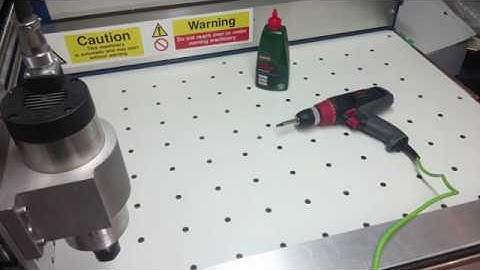 CNC Router Build #9 - Drilling Holes for Threaded Inserts