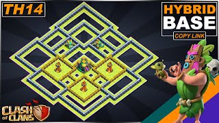 BEST TH14 Base 2021!! COPY LINK | Town Hall 14 (TH14) HYBRID/TROPHY Base Design - Clash of Clans screenshot 5