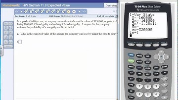 Section 11.8 Homework Exercises #9 and #10 in MyMathLab